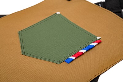 Foto 3 | Mandil P/barbero Modelo Texas Cavalry Khaki De Barbest Co