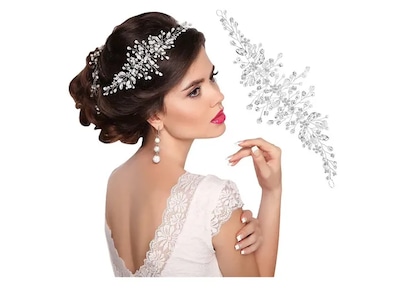 Foto 1 | Tiara Xtellar De Cristal Pedrería Diadema Para El Pelo