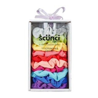 Foto 1 | Set De Regalo Conair Scunci 10 Coleteros En Colores Brillantes Del Arcoíris - Venta Internacional.