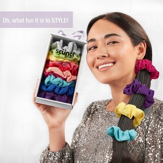 Foto 3 | Set De Regalo Conair Scunci 10 Coleteros En Colores Brillantes Del Arcoíris - Venta Internacional.
