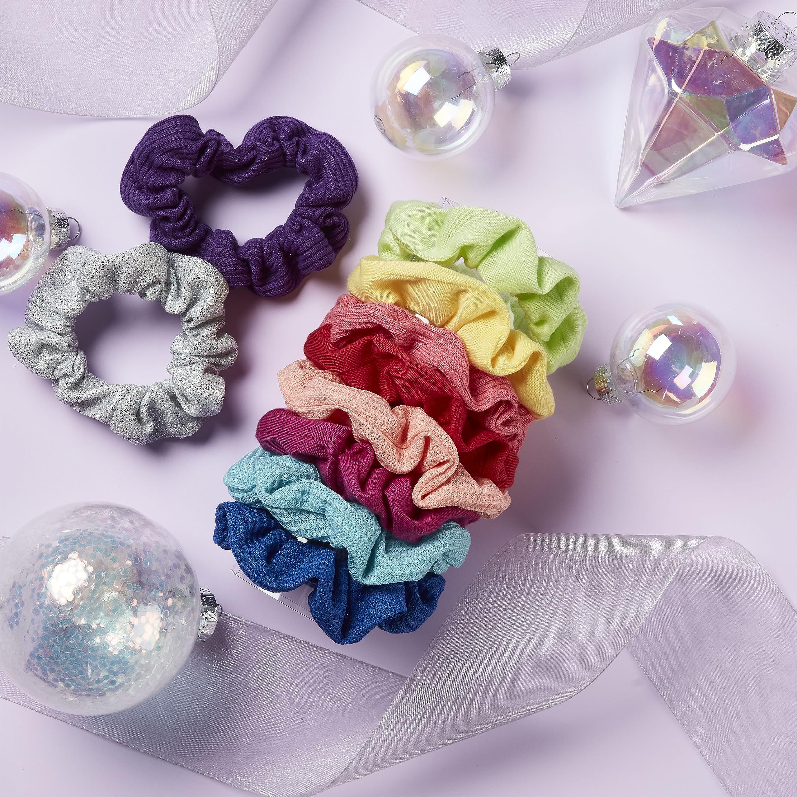 Foto 4 | Set De Regalo Conair Scunci 10 Coleteros En Colores Brillantes Del Arcoíris - Venta Internacional.