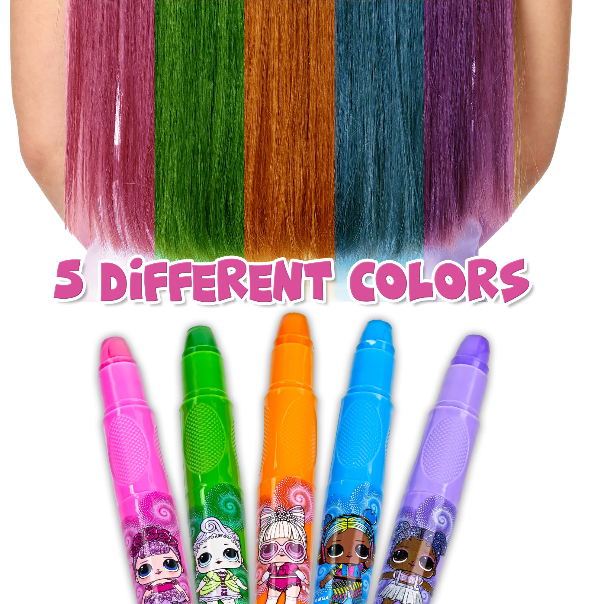 Foto 3 pulgar | Marcadores Temporales Para El Cabello Townley Girl L.o.l Surprise! Chicas - Venta Internacional.