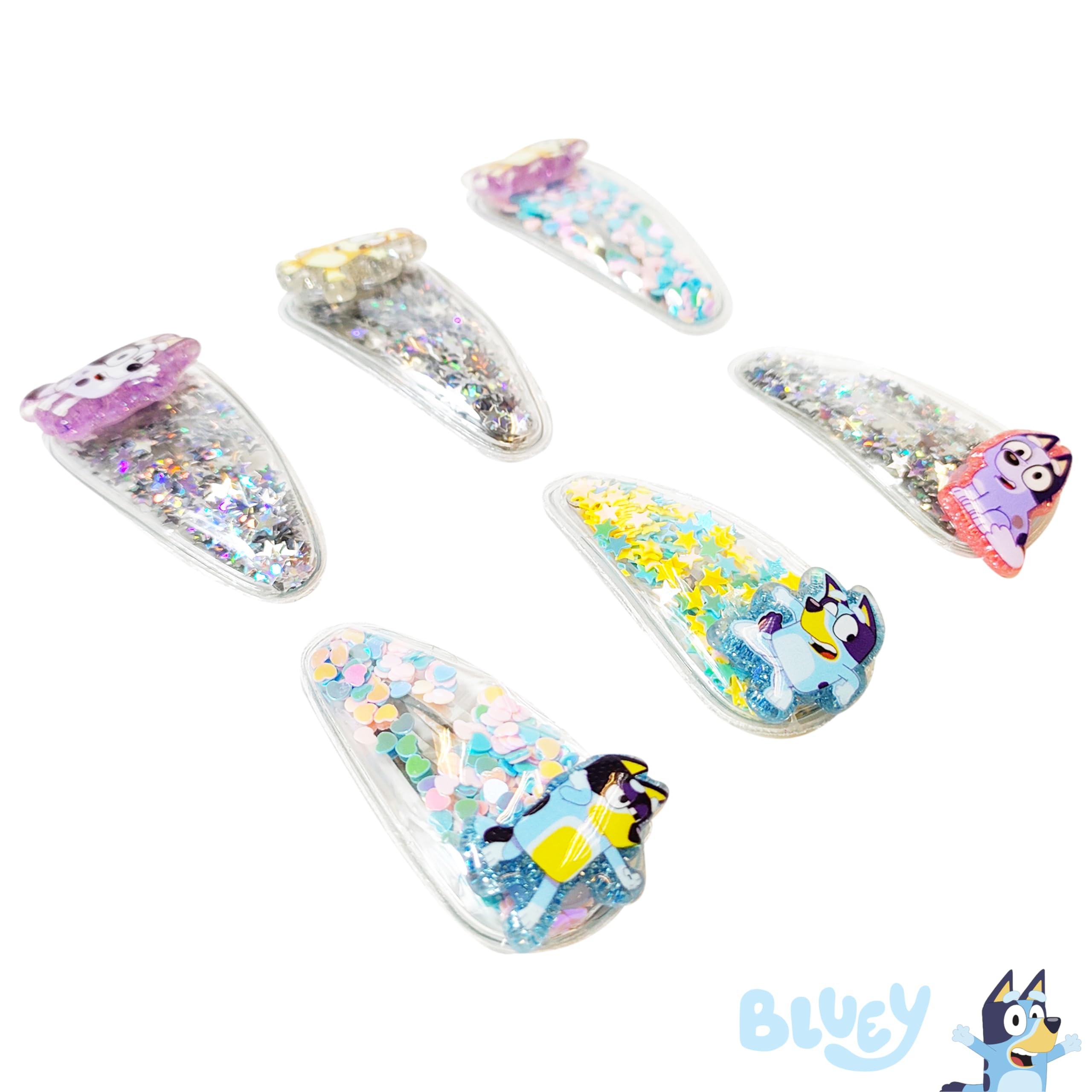 Foto 2 | Accesorios Para El Cabello Luv Her Bluey Para Niñas Con 6 Pinzas Para El Cabello 3+ - Venta Internacional.