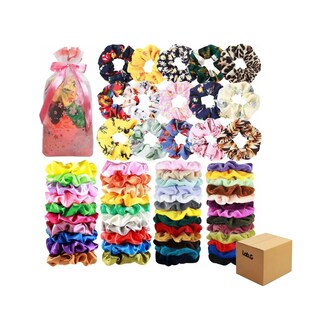 Foto 1 | Ligas Elásticas Aterciopeladas Para Cabello 64 Pz Lab.g Multicolor