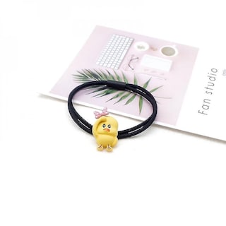 Foto 5 | Juego De Horquillas Pinzas Para El Pelo Elásticas Diseño De Pato Amarillo - Venta Internacional.