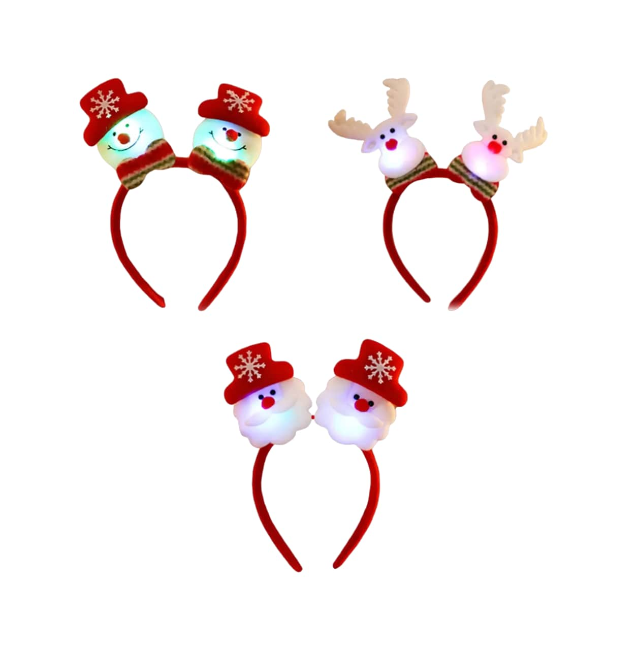 Diademas Lab.G Navideñas 3 Piezas $449