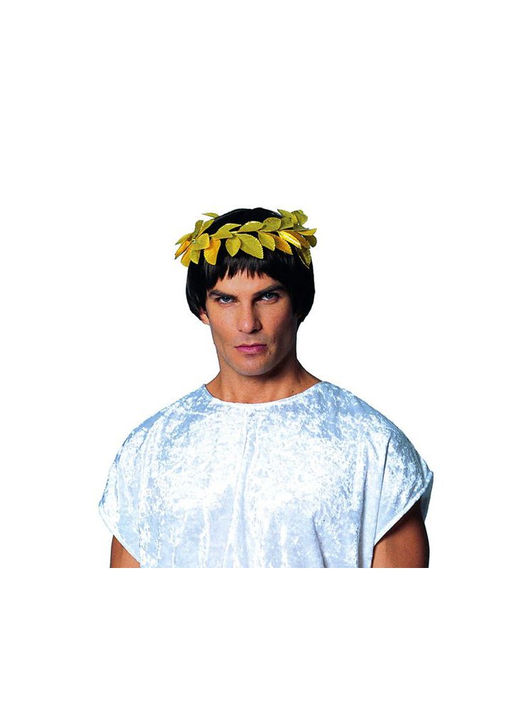 Corona De Hojas Griegas Con Rubíes Dorados Para Adultos Para Fiestas Temáticas - Venta Internacional.