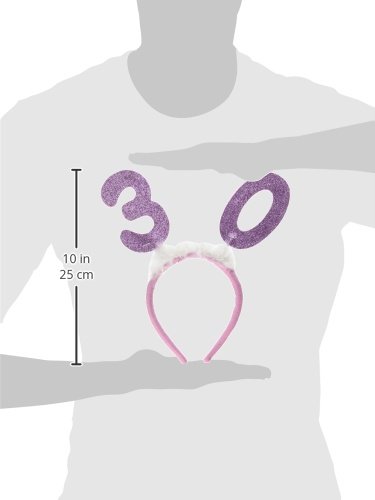 Foto 3 pulgar | Diadema Beistle 30 Boppers Con Purpurina Y Marabú - Venta Internacional.