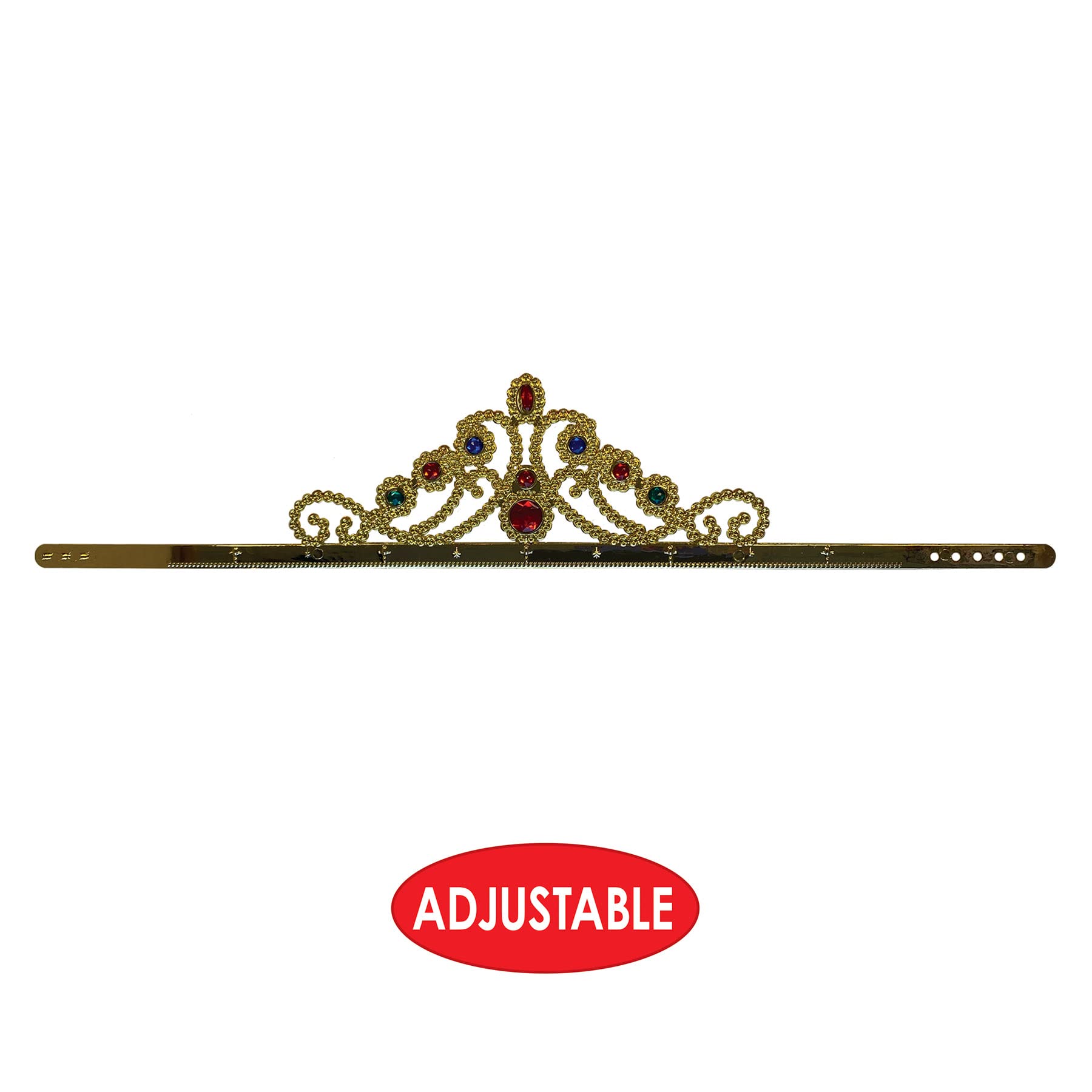Foto 4 pulgar | Tiara Beistle Con Joyas De Plástico Queen Gold, Paquete De 12 - Venta Internacional.