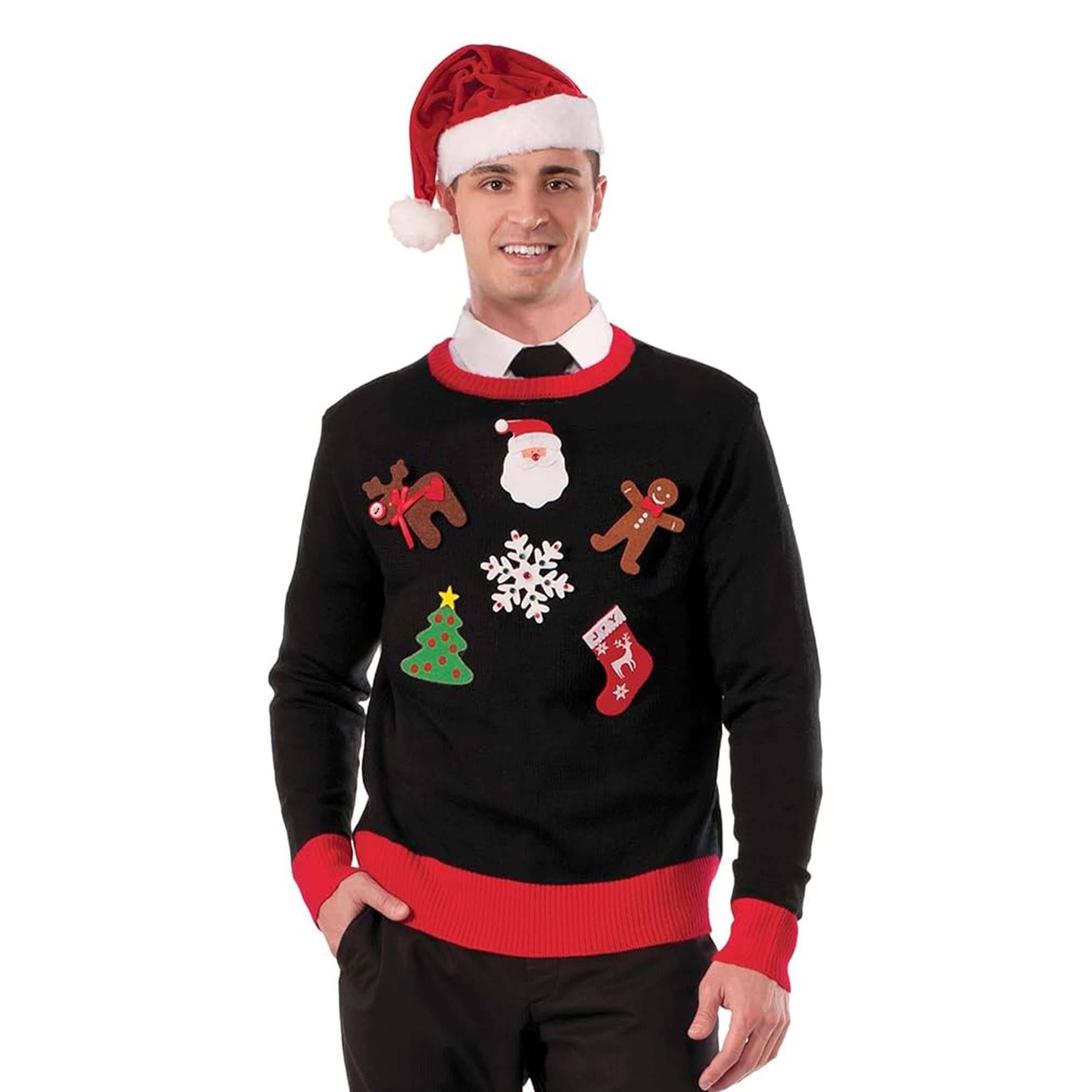 Kit De Suéteres Navideños Feos De Forum Novelties Para Fiestas - Venta Internacional.