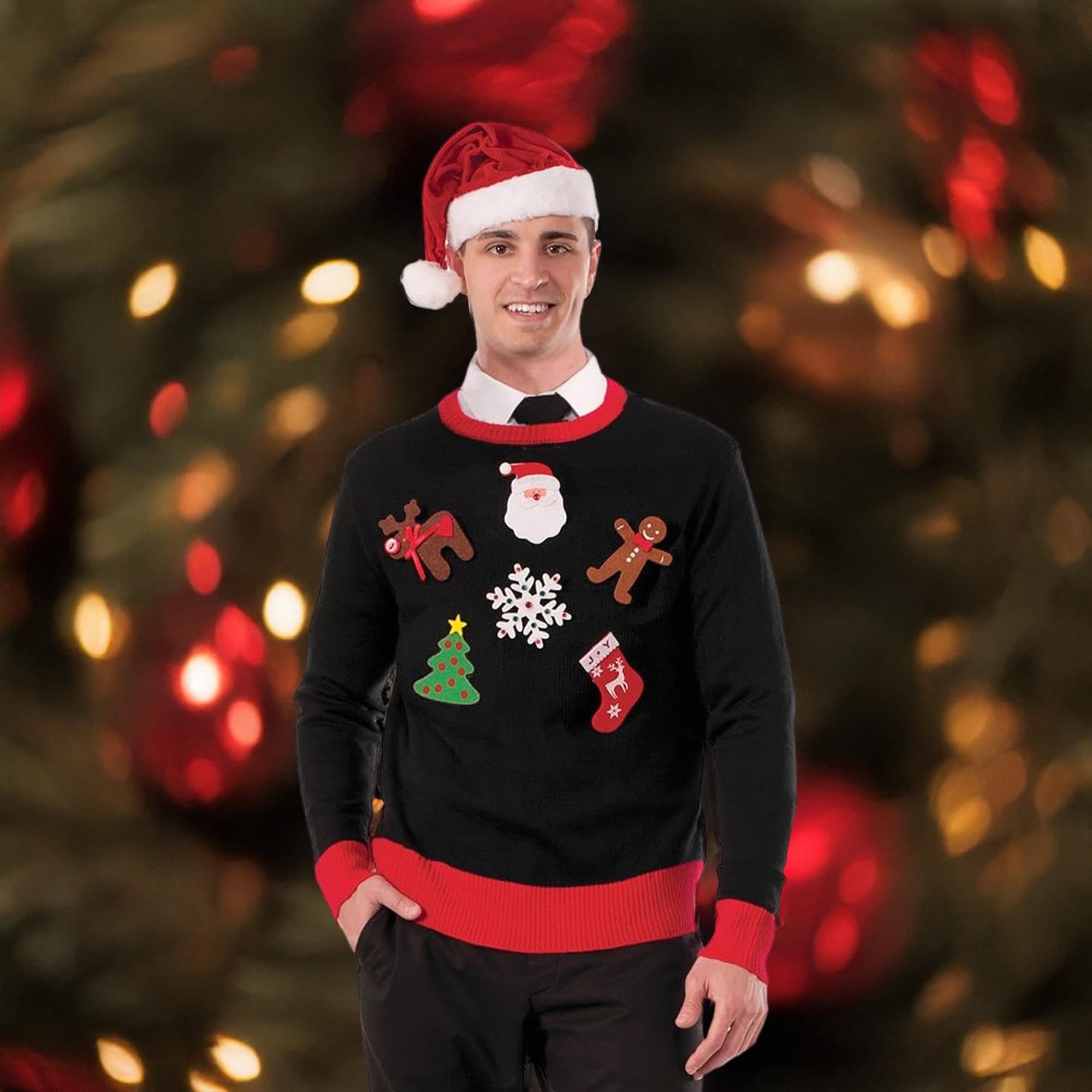 Foto 4 | Kit De Suéteres Navideños Feos De Forum Novelties Para Fiestas - Venta Internacional.