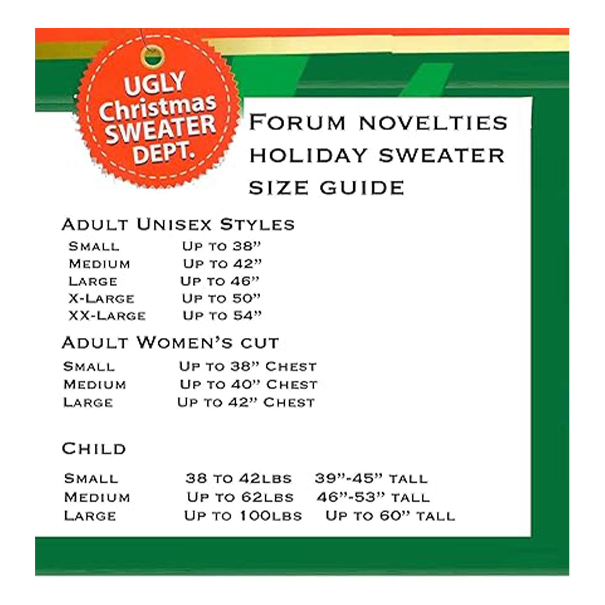 Foto 6 | Kit De Suéteres Navideños Feos De Forum Novelties Para Fiestas - Venta Internacional.