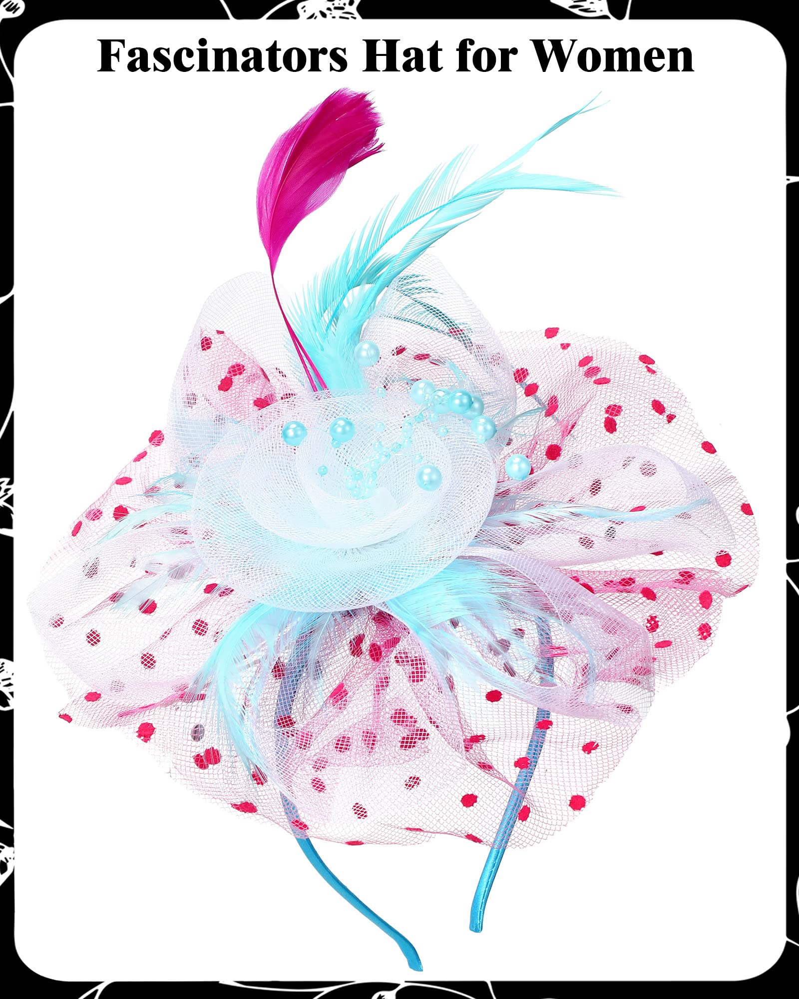 Foto 4 pulgar | Sombreros Yunsailing Para Mujer, Fiesta De Té Y Niñas, X3 - Venta Internacional.