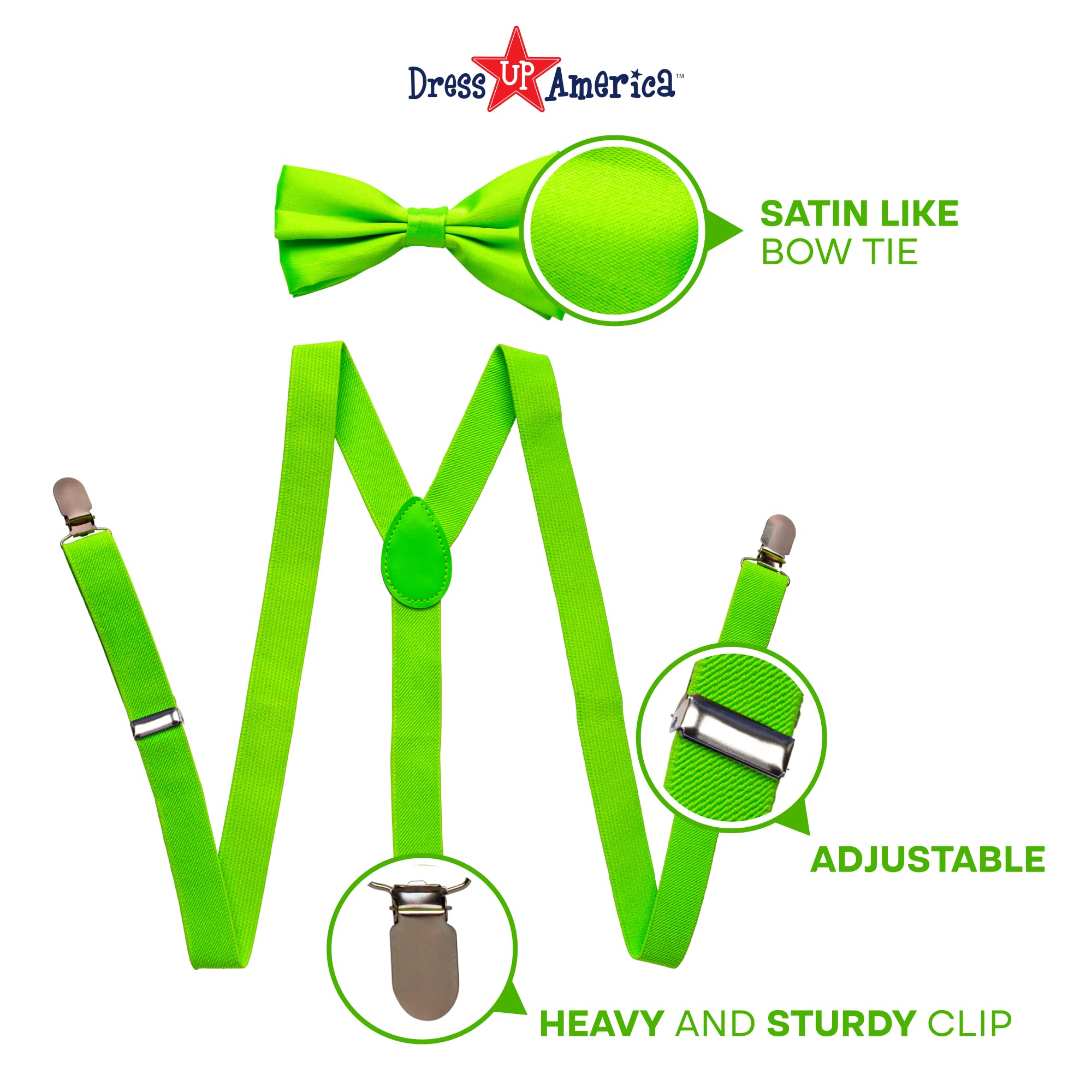 Foto 3 | Accesorios Para Fiestas, Pajarita Y Tirantes De Dress Up America - Venta Internacional.