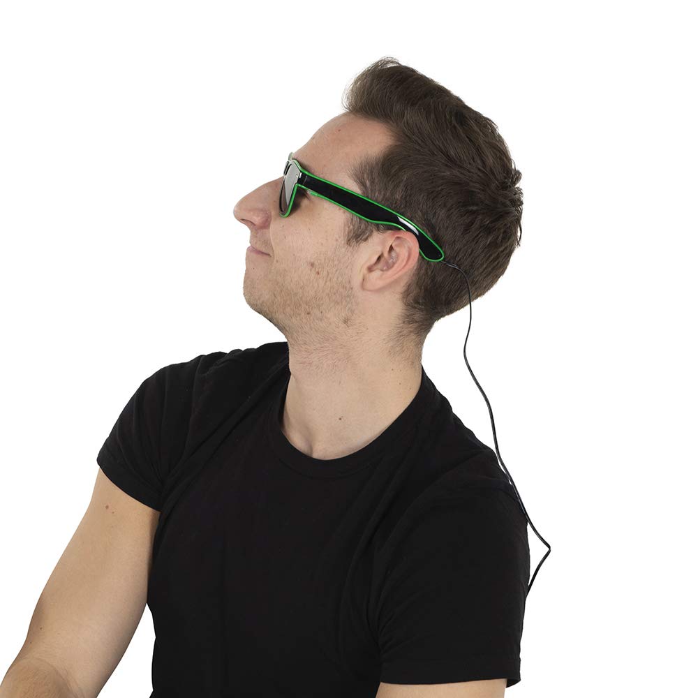 Foto 4 pulgar | Gafas De Fiesta Led Con Iluminación Led Glow Sunglasses Dress Up America - Venta Internacional.