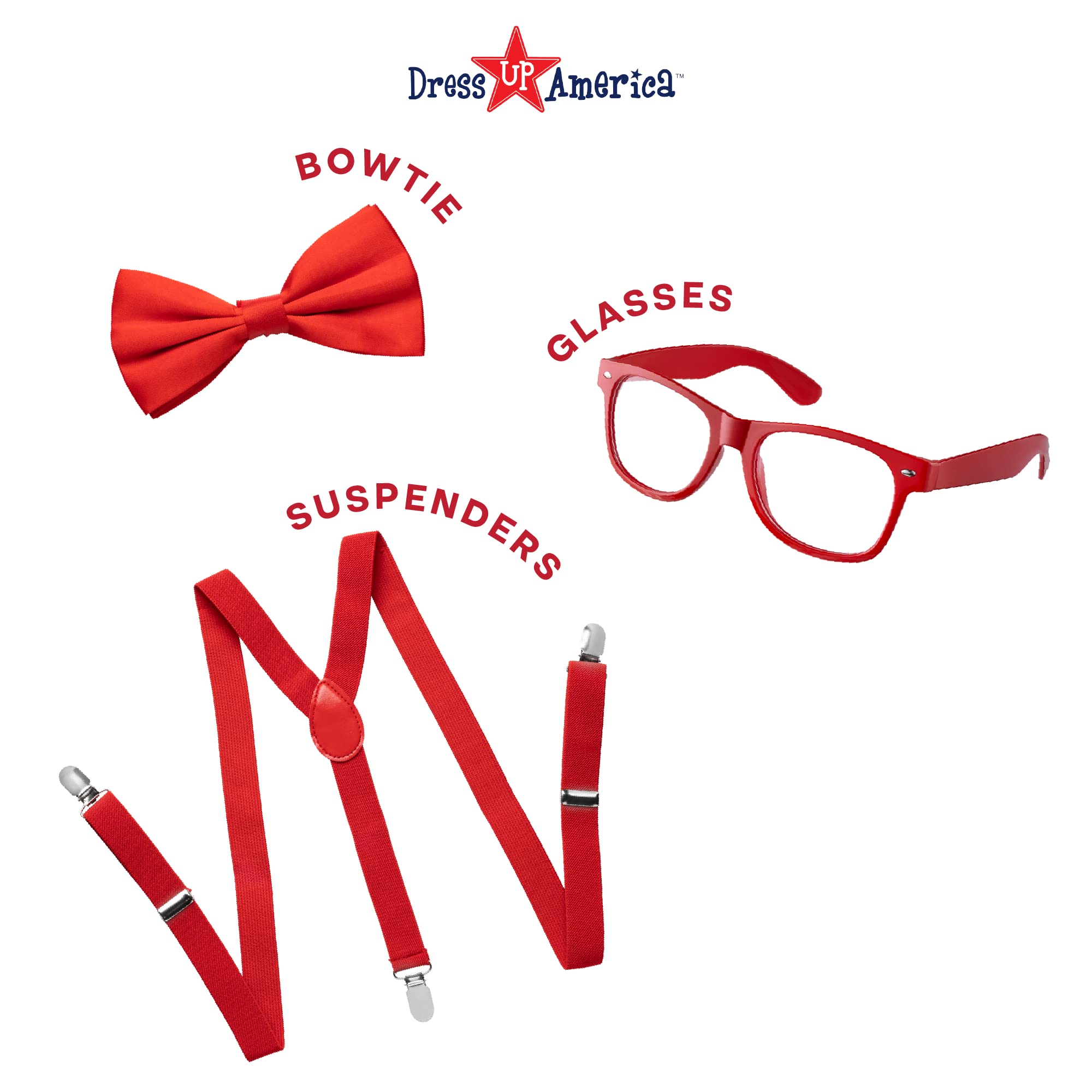Foto 2 | Set De Pajarita Y Tirantes Para Accesorios De Fiesta De Dress Up America - Venta Internacional.