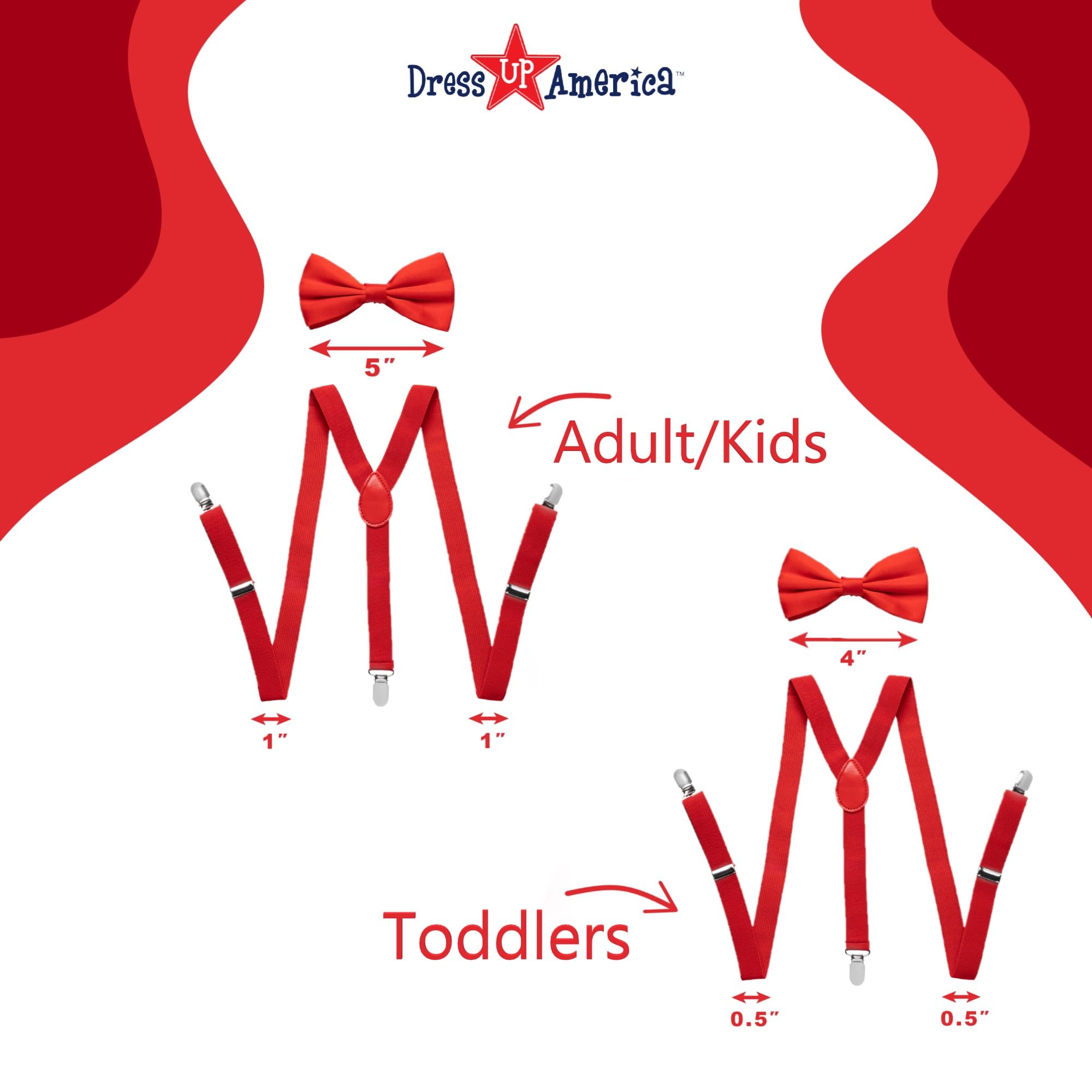 Foto 5 | Set De Pajarita Y Tirantes Para Accesorios De Fiesta De Dress Up America - Venta Internacional.