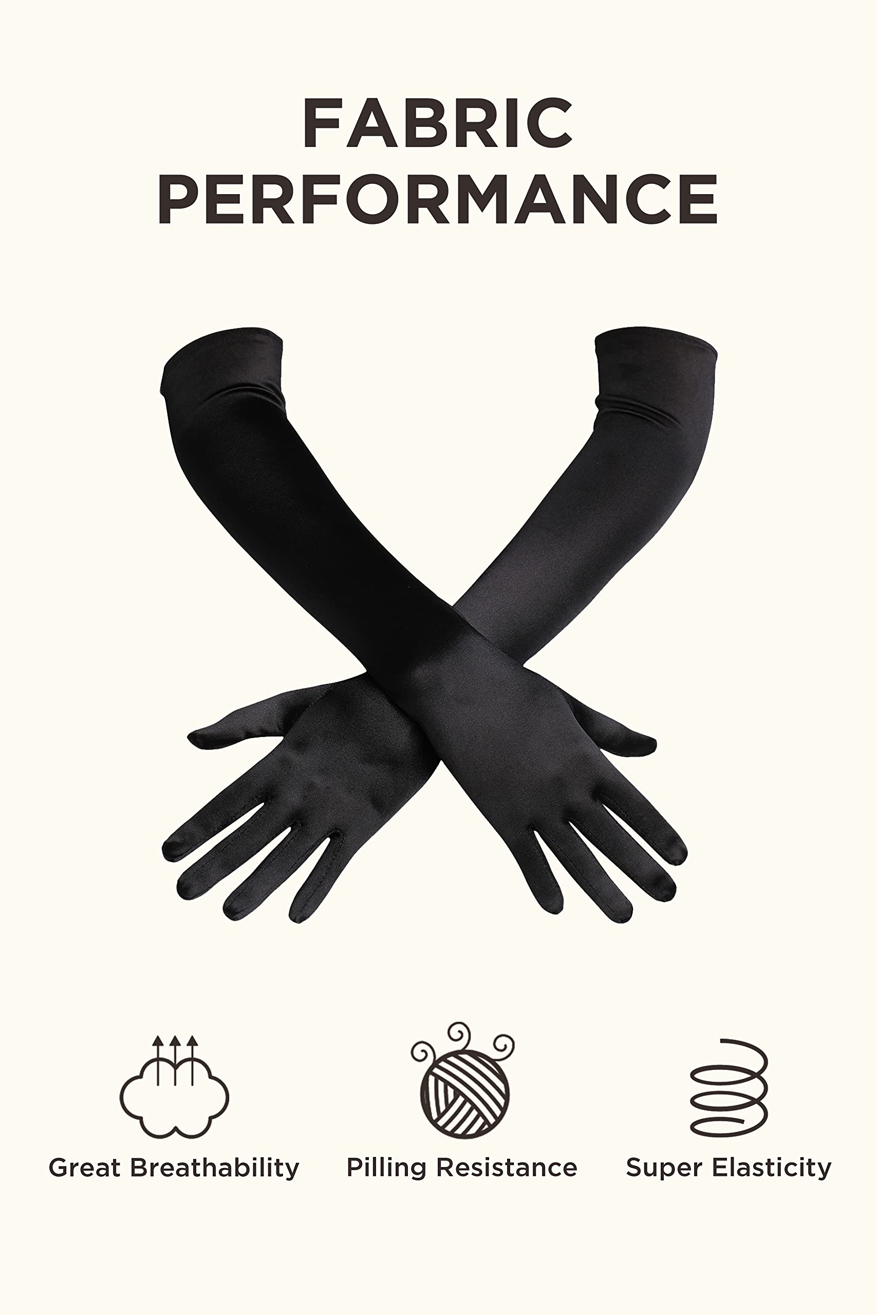 Foto 6 | Set De Accesorios Babeyond Flapper De Los Años 20 Para Mujer: Diadema, Collar, Guantes - Venta Internacional.