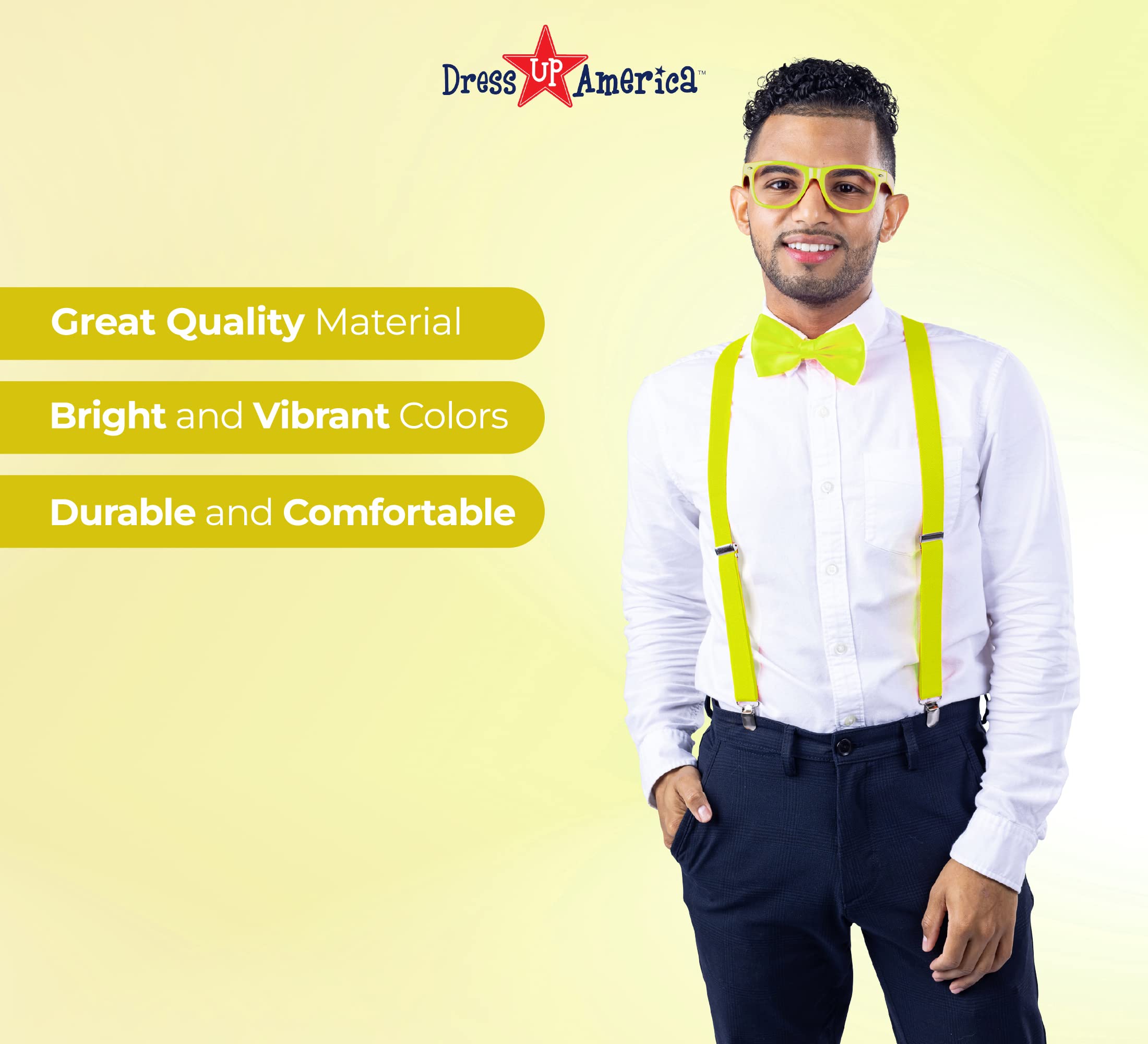 Foto 5 pulgar | Set De Accesorios Dress Up America Neon Suspender Para Adultos Y Niños - Venta Internacional.