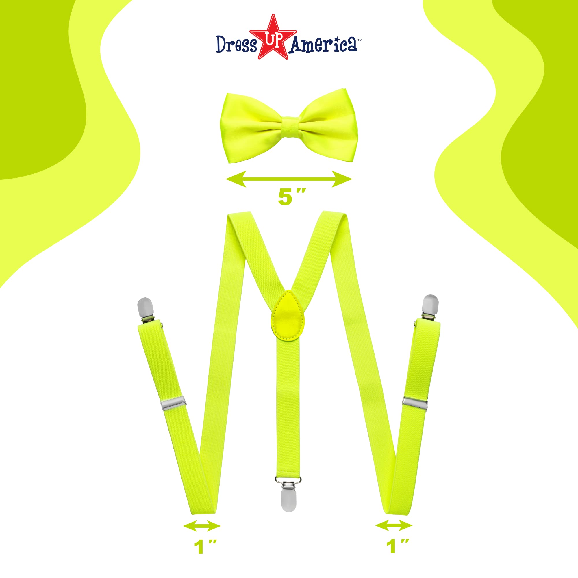 Foto 6 pulgar | Set De Accesorios Dress Up America Neon Suspender Para Adultos Y Niños - Venta Internacional.