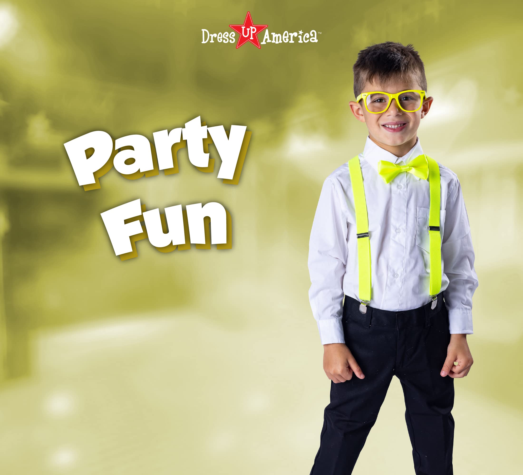 Foto 7 pulgar | Set De Accesorios Dress Up America Neon Suspender Para Adultos Y Niños - Venta Internacional.