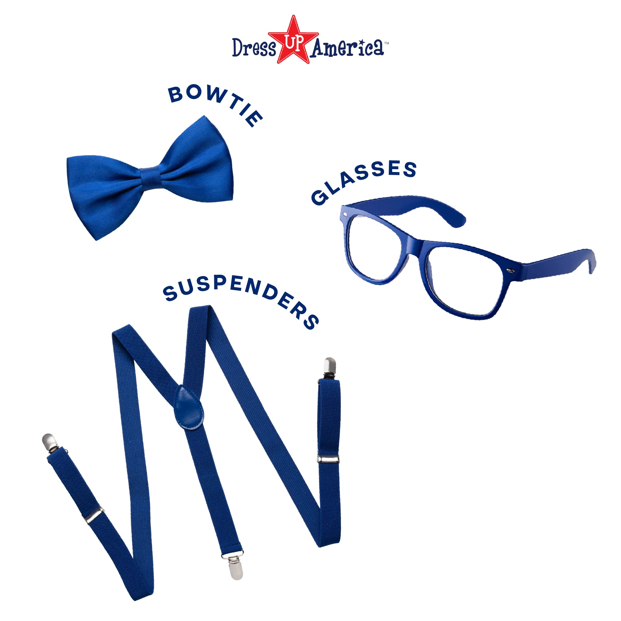 Foto 2 | Set De Pajarita Y Tirantes Para Accesorios De Fiesta De Dress Up America - Venta Internacional.