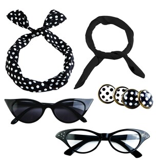 Foto 1 | Set De Accesorios Aneco, Paquete De 6, Bufanda De Chifón De Los Años 50 - Venta Internacional.