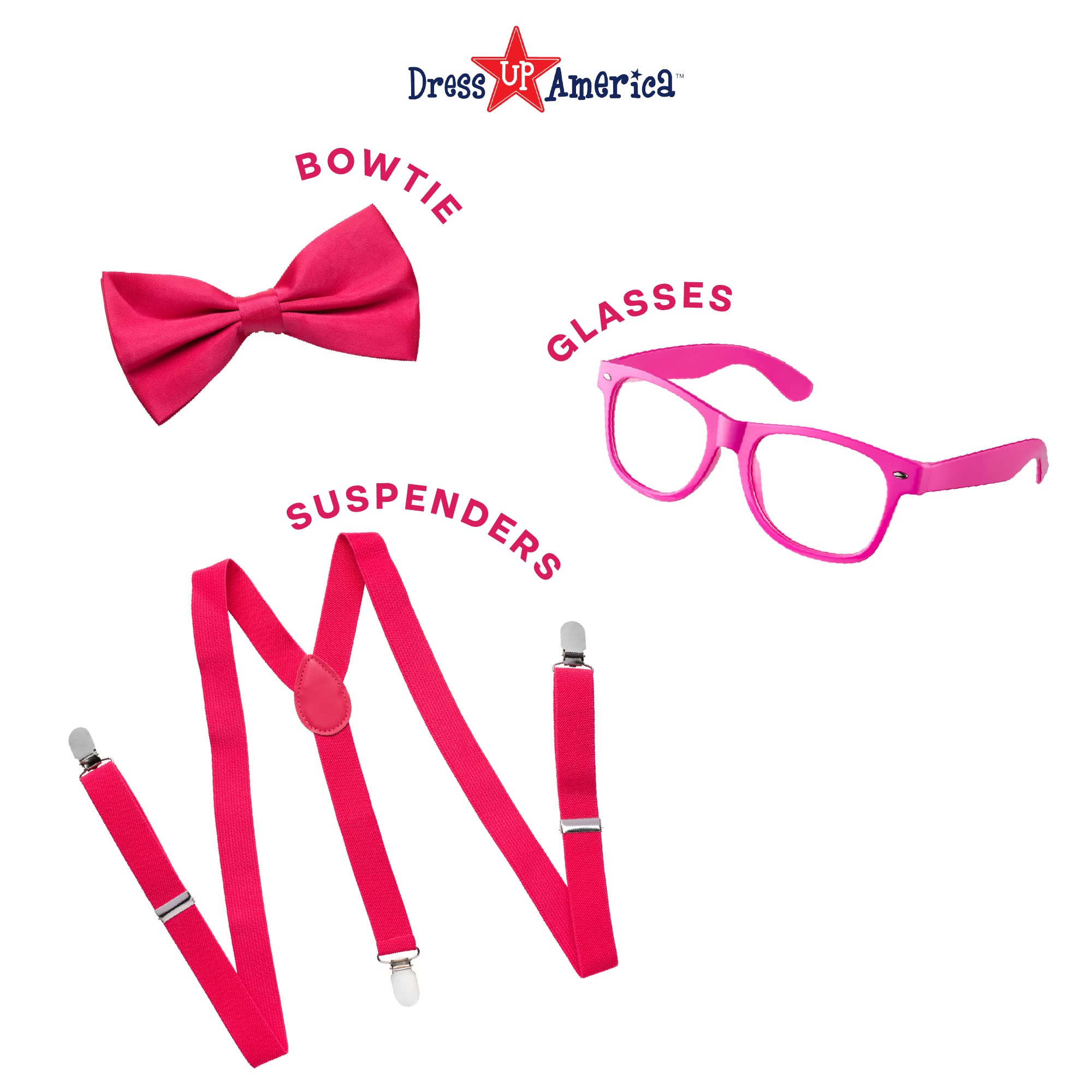 Foto 2 | Accesorios Para Fiestas, Pajarita Y Tirantes De Dress Up America - Venta Internacional.