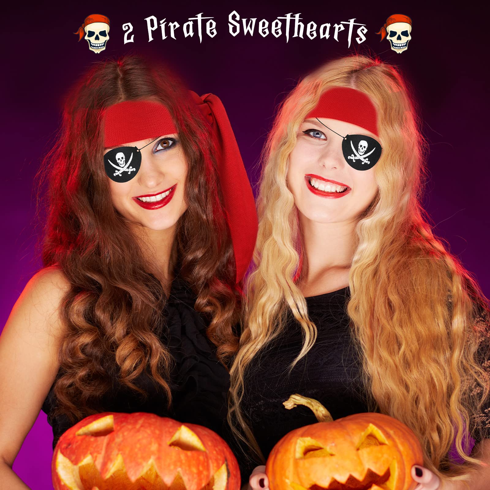 Foto 7 pulgar | Accesorios Piratas Suministros Para Fiestas Piratas De Zhanmai (rojo) - Venta Internacional.