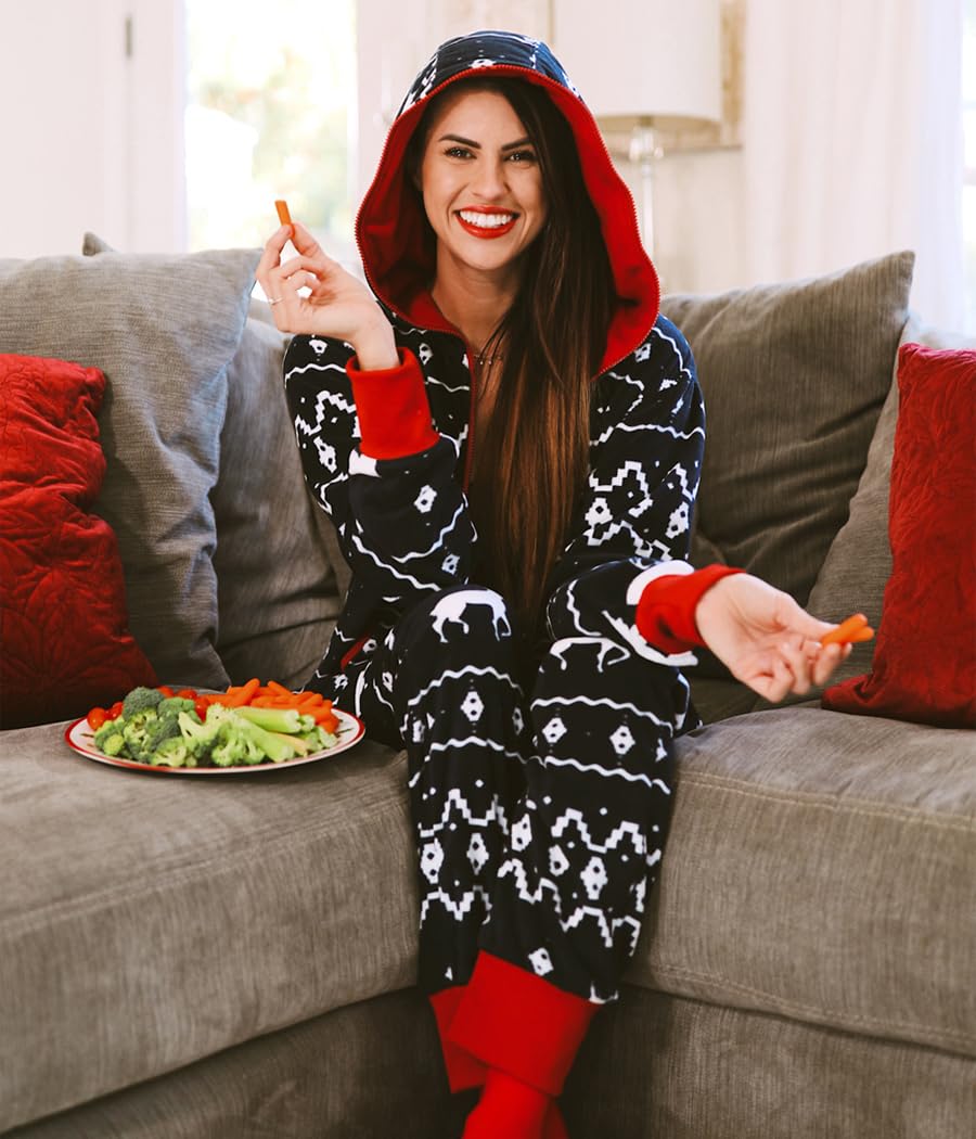 Foto 5 | Mono Tipsy Elves Christmas Blue Fair Isle Para Adulto, Talla Xs - Venta Internacional.
