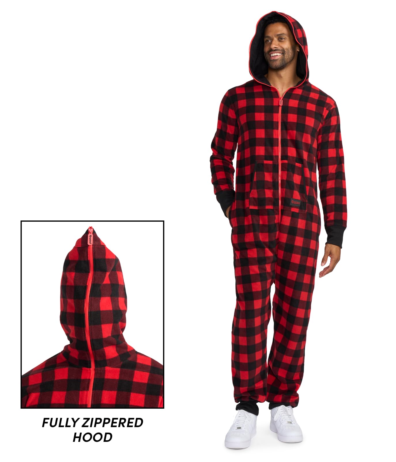 Foto 2 | Mono Navideño Tipsy Elves, Cómodo, Unisex, Rojo, Talla M, Adulto - Venta Internacional.