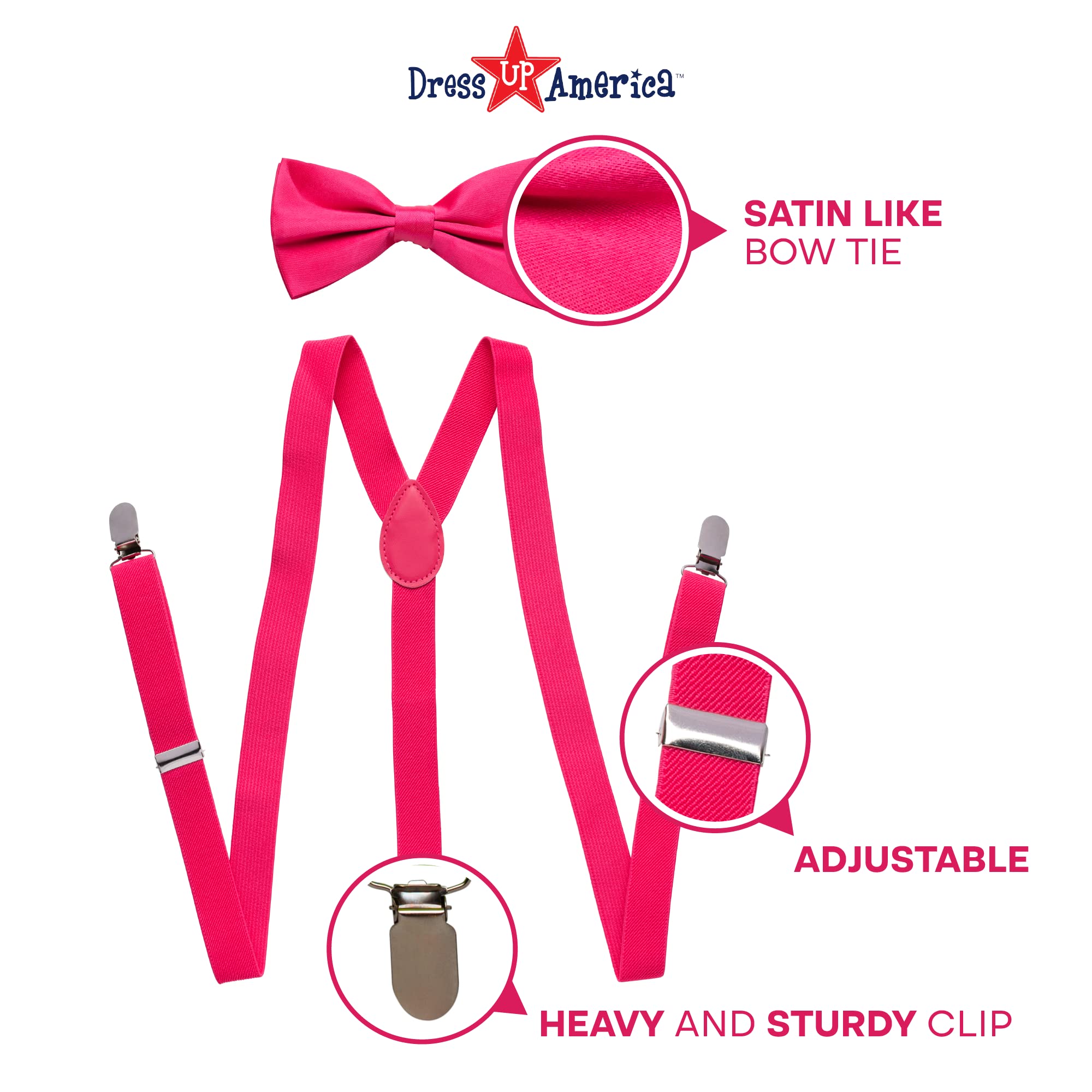 Foto 3 | Accesorios Para Fiestas, Pajarita Y Tirantes De Dress Up America - Venta Internacional.