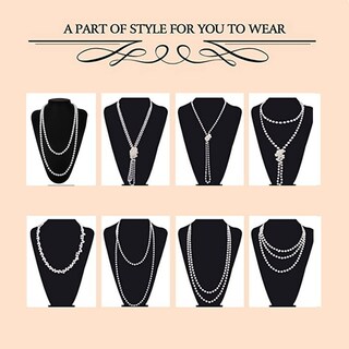 Foto 4 | Set De Accesorios Huoguo Flapper De Los Años 20 Para Disfraz De Gatsby Para Mujer - Venta Internacional.