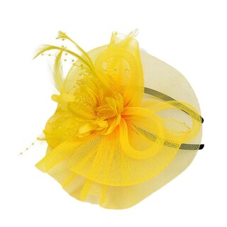 Foto 1 | Gorro De Boda Huoguo Fascinator Mesh Ribbon Feather - Venta Internacional.
