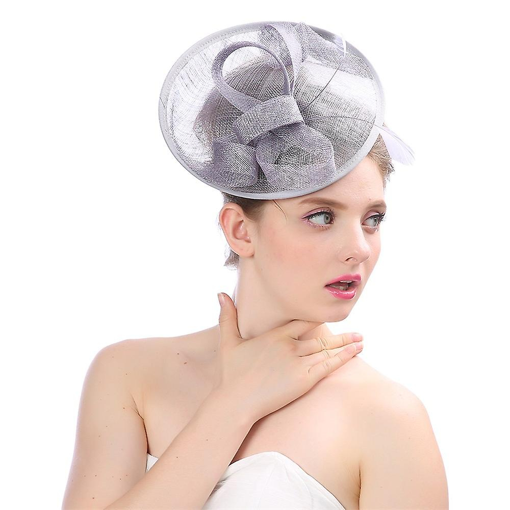 Foto 3 pulgar | Sombrero Fascinator A La Moda Huoguo Para Bodas Y Mujeres - Venta Internacional.