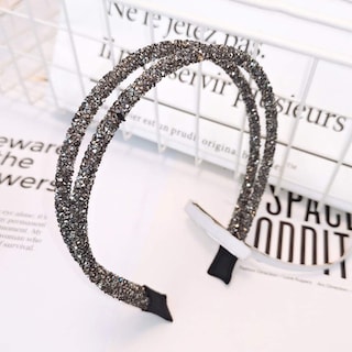 Foto 3 | Turbante Con Diamantes De Imitación Huoguo Para Mujer (1 Unidad) - Venta Internacional.