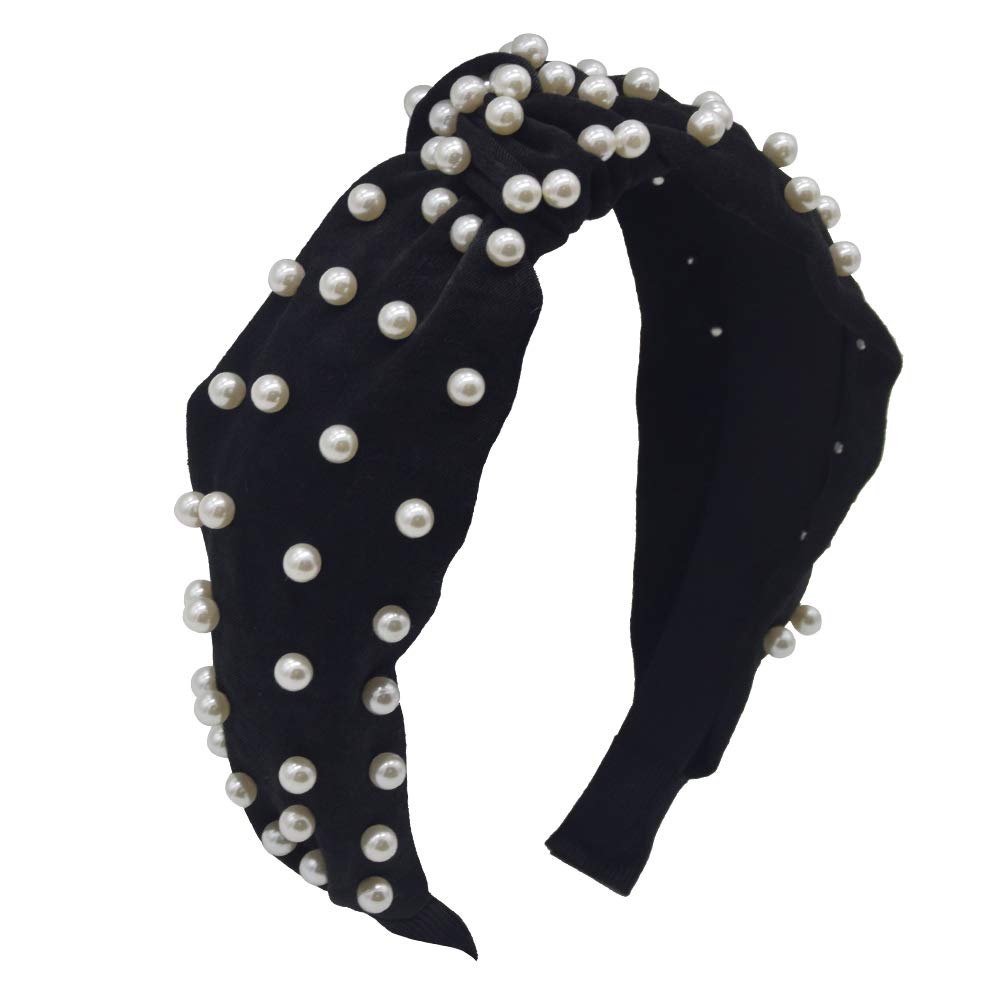 Foto 5 pulgar | Diademas Huoguo Pearl Para Mujer Elegantes Y Anchas  1 Unidad - Venta Internacional.