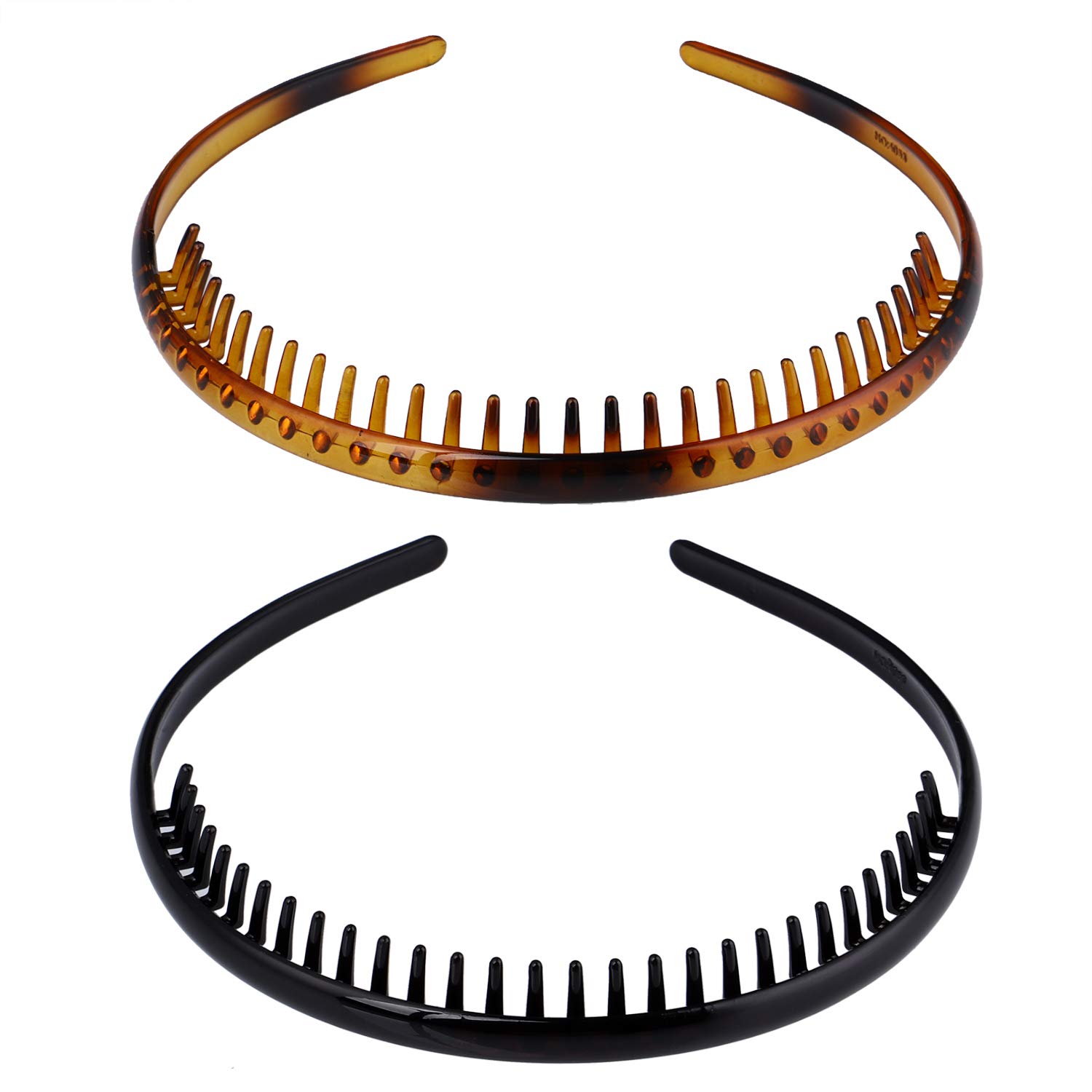 Foto 5 | Diademas Huoguo Diademas Dentadas Unisex De Plástico X2 - Venta Internacional.