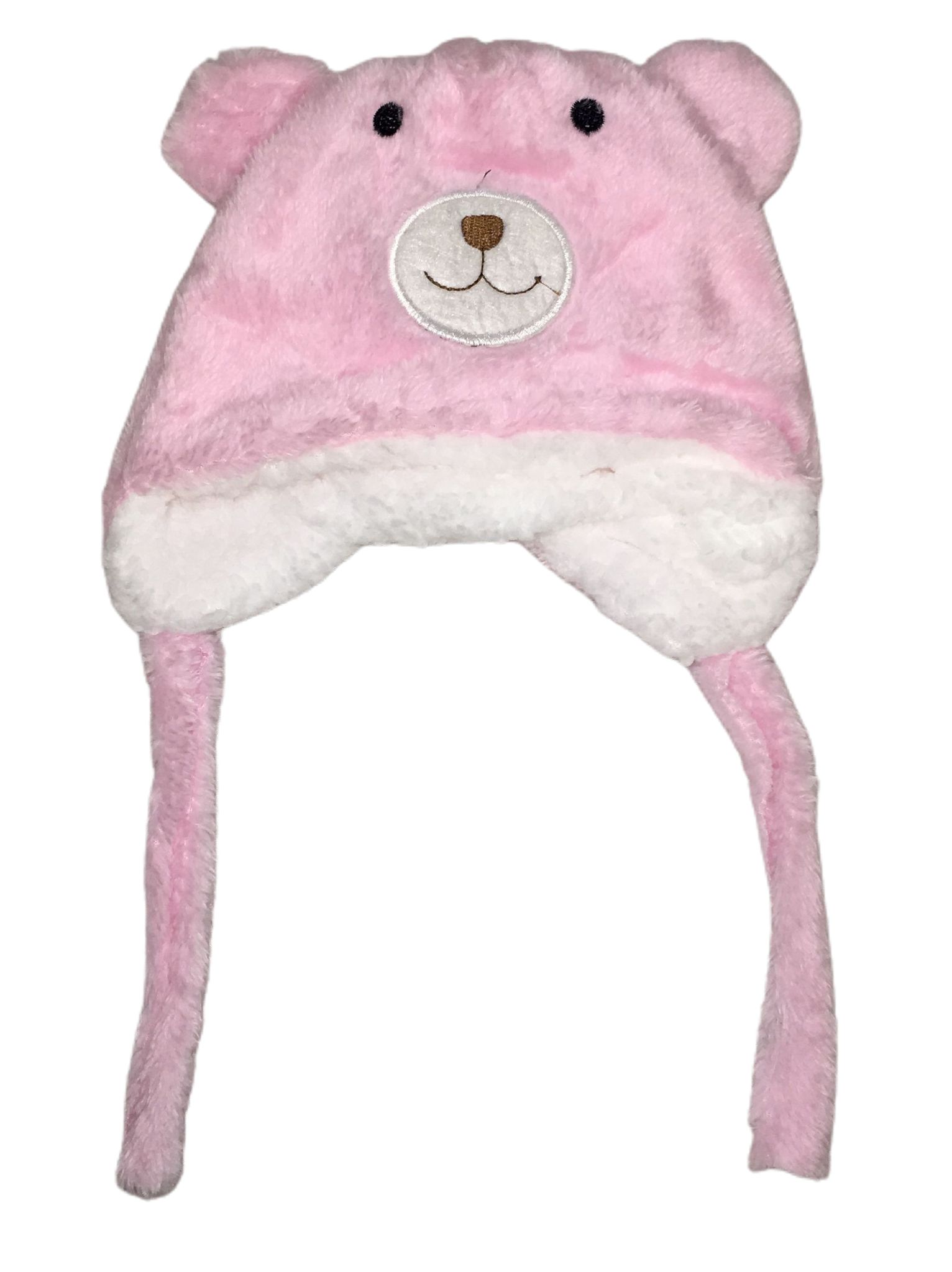 Foto 1 | Gorro Bonete De Oso Para Bebé Rosa