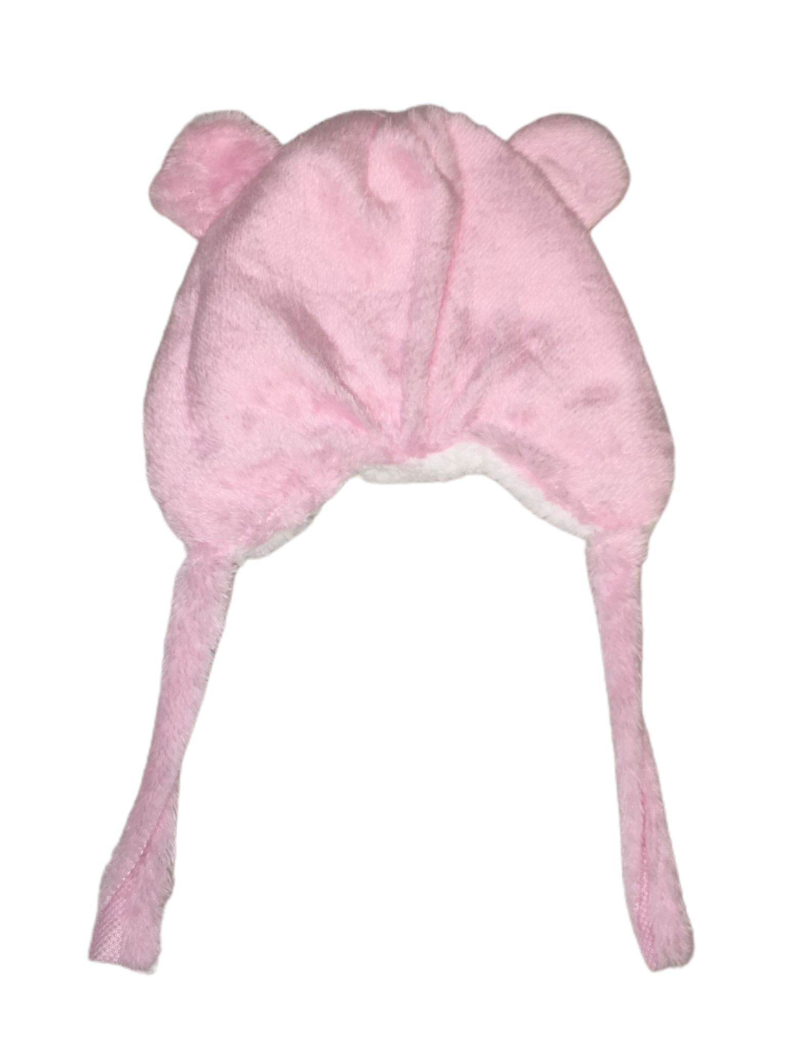 Foto 3 pulgar | Gorro Bonete De Oso Para Bebé Rosa