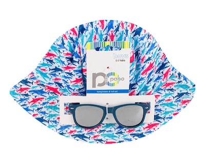 Foto 1 | Set De Sombrero Y Lentes De Sol Para Bebé Azul 0-3 Años 85701