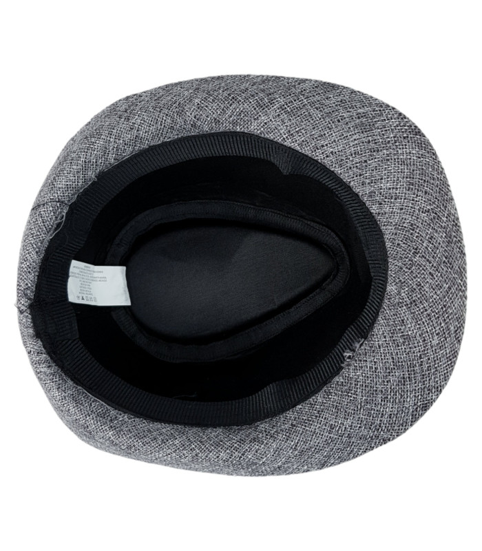 Foto 6 pulgar | Sombrero para Niños de Sol Fedora Ala Corta Transpirable Gris