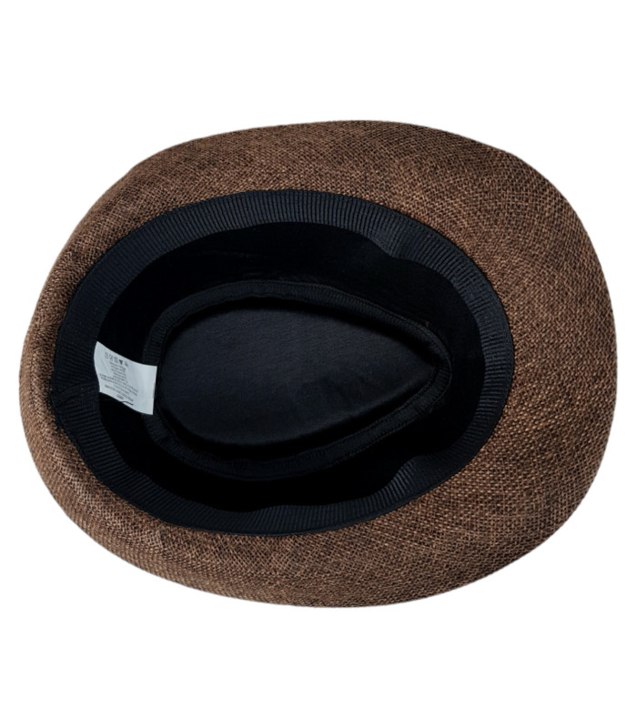 Foto 5 | Sombrero Para Niños Fedora Ala Corta Transpirable Café