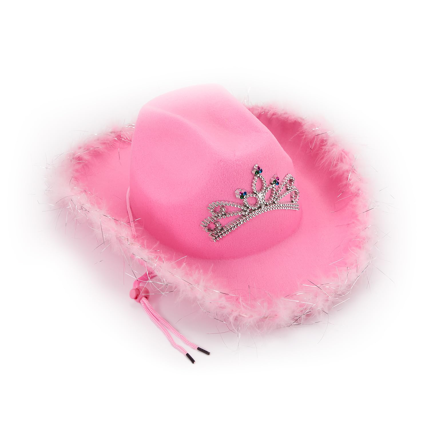 Foto 1 | Sombrero De Vaquera Rosa Zink Con Tiara Para Adultos - Rosa - Venta Internacional.