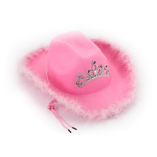 Foto 1 | Sombrero De Vaquera Rosa Zink Con Tiara Para Adultos - Rosa - Venta Internacional.