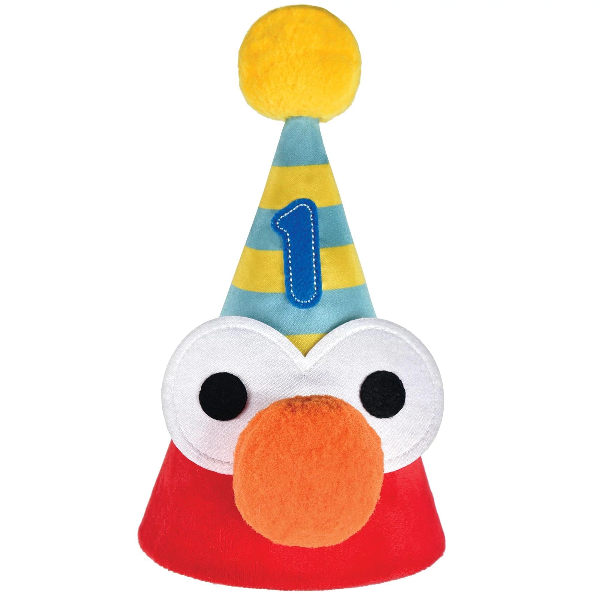Foto 2 pulgar | Sombrero Cónico Amscan Fun Everyday Sesame Street Deluxe De 7 X 5 Cm - Venta Internacional.