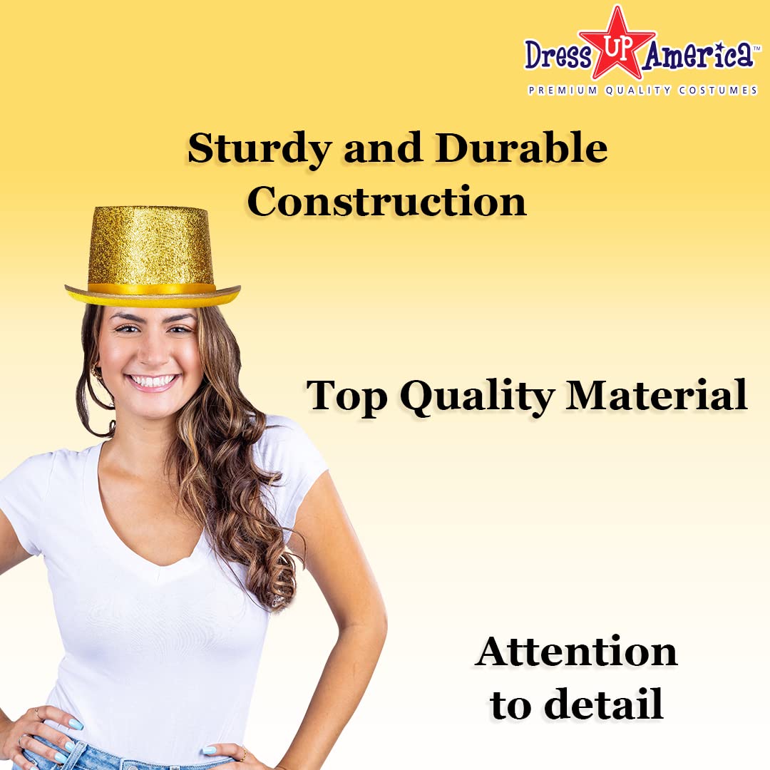 Foto 3 pulgar | Top Hat Dress Up America Shiny Tuxedo Para Adultos  Unisex - Venta Internacional.