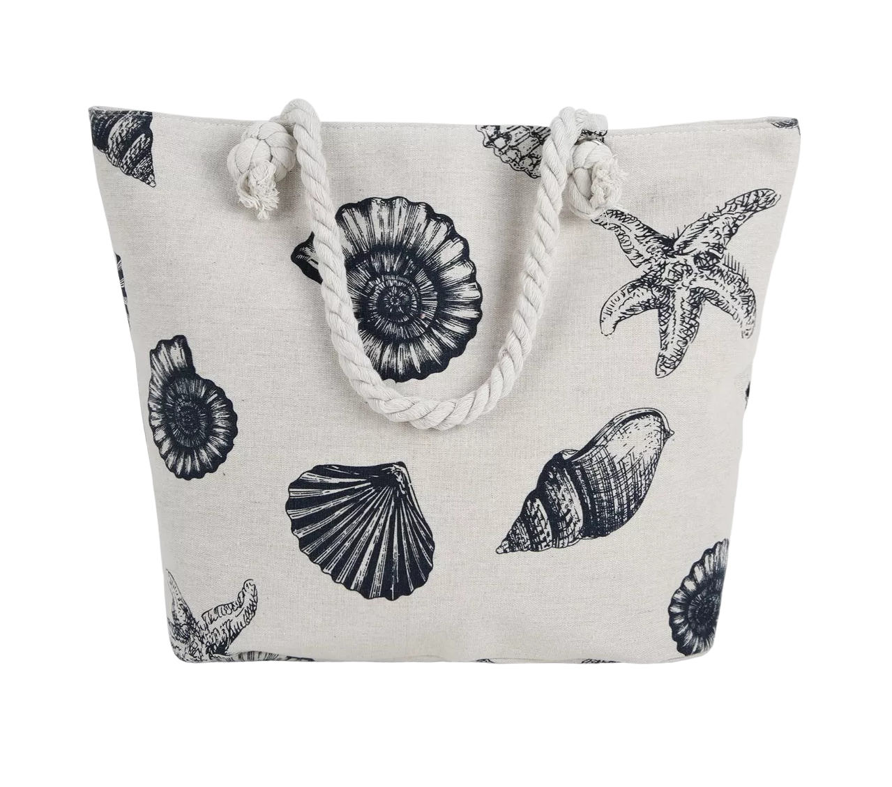 Foto 2 pulgar | Bolsa Moda Tote Bag De Lona Impermeable Para Playa Blanco
