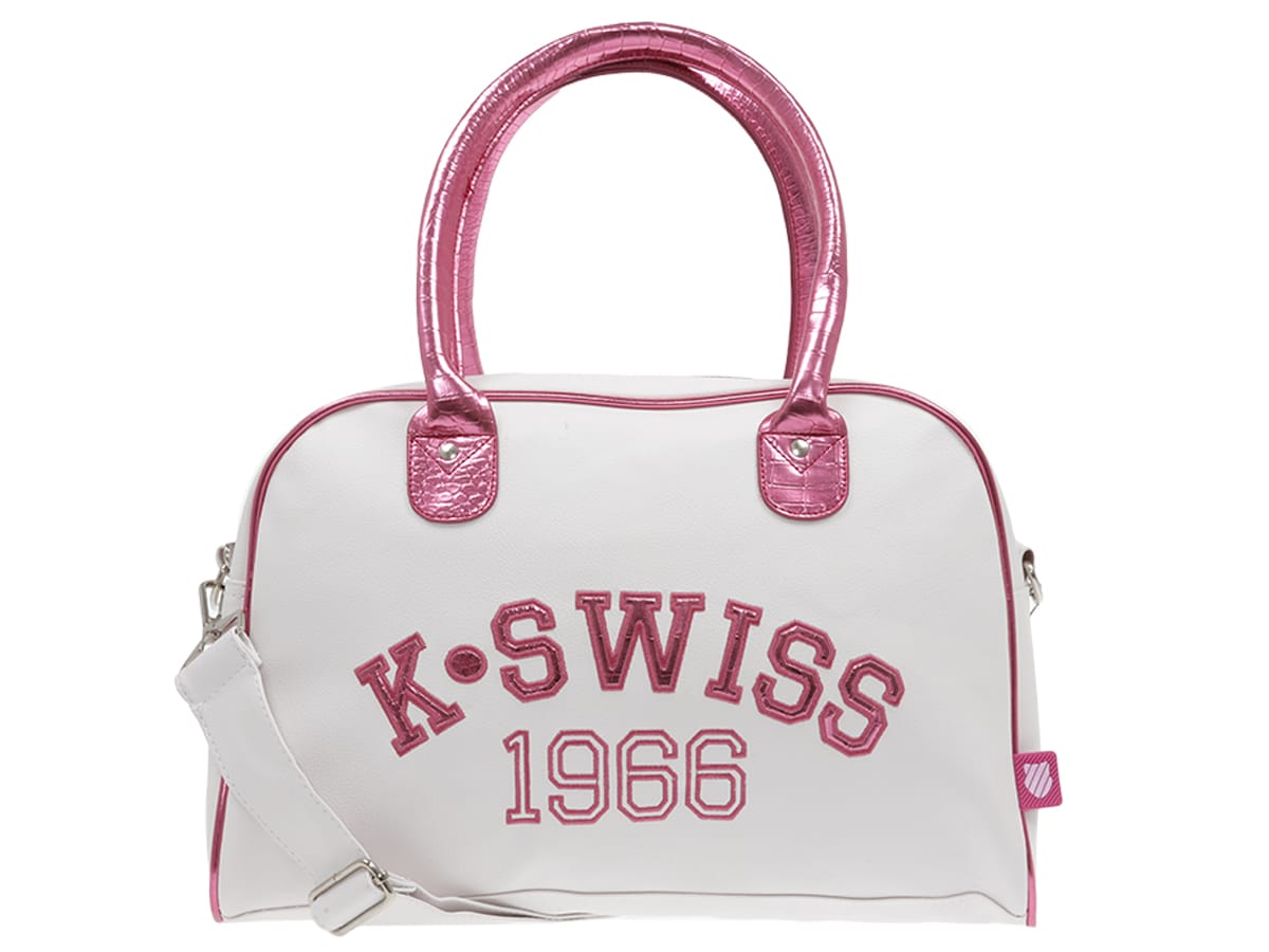 Bolso K-swiss Handbag Pu Con Aplicacion Colleg $322