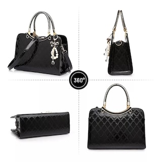 Foto 4 | Bolso de Mano color Negro para Mujer